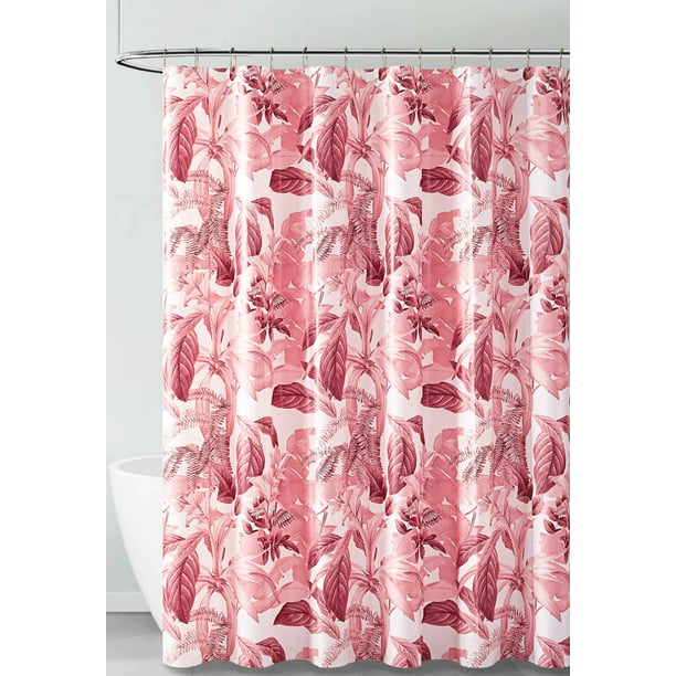 Sweet Home Collection 100% PEVA 70 x 72 Shower Curtain Treated to Prevent Chlorine and Odor with 9 Mesh Pockets for Bath Storage 100% PEVA 70 x 72 Shower Curtain 